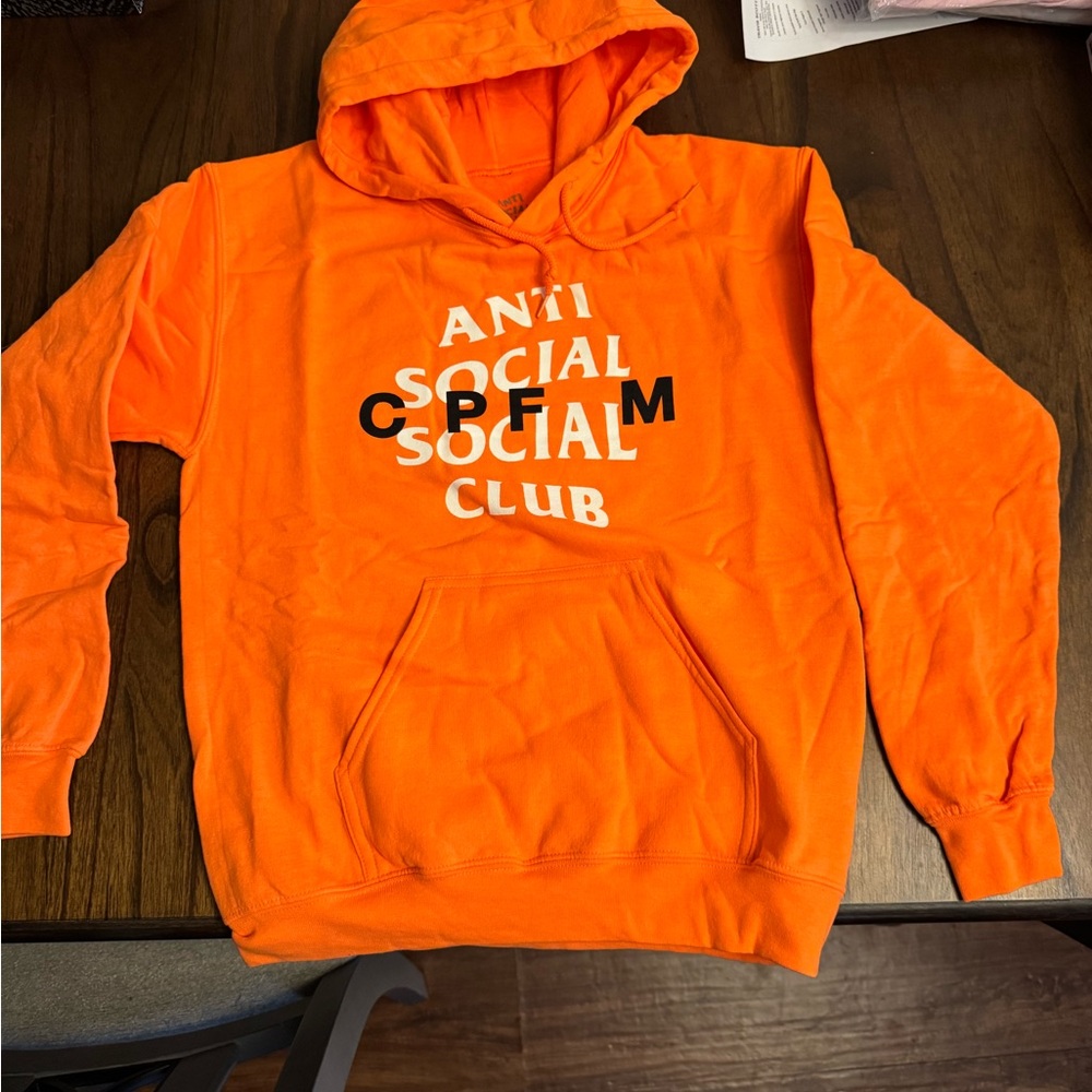 Anti Social Social Club x CPFM (Cactus plant flea market) Orange Hoodie Small